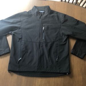 Big Dog Men’s XL Black Fleece Rain Jacket